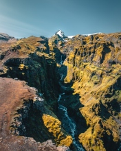 Mulagljufur canyon  - Iceland - Drone photo