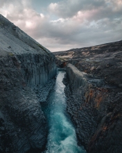 Stuðlagil canyon - Iceland - Drone photo