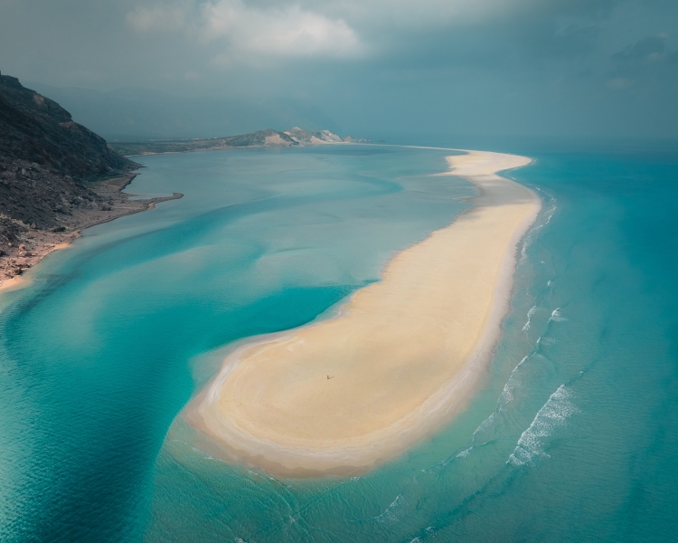 Detwah blue lagoon - Socotra - Drone trip