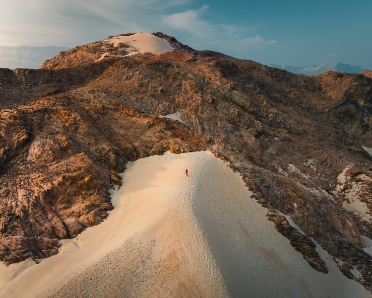 Sand dune - Socotra - Drone trip