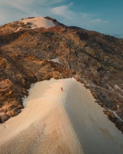 Sand dunes - Detwah, Socotra - Drone photo